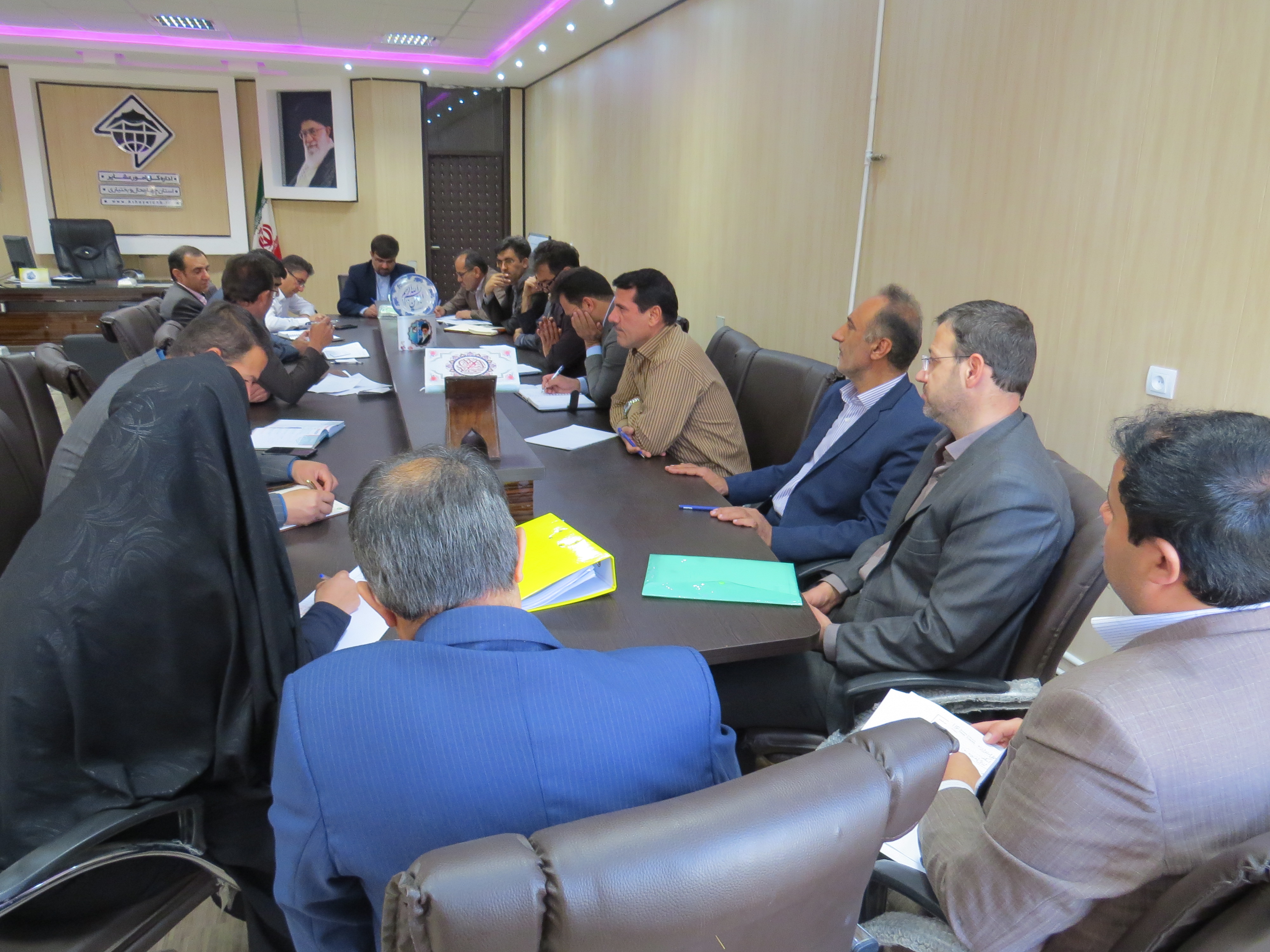 برگزاری جلسه شورای برنامه ریزی و توسعه اداره کل امور عشایر استان